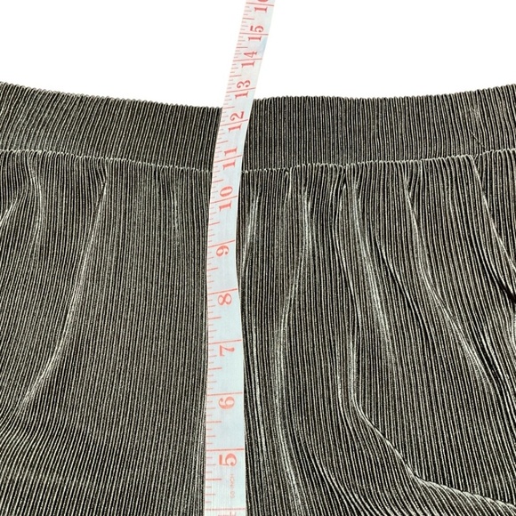 BLACK TAPE Wide Leg Micro Pleat Pants Large - Picture 8 of 11